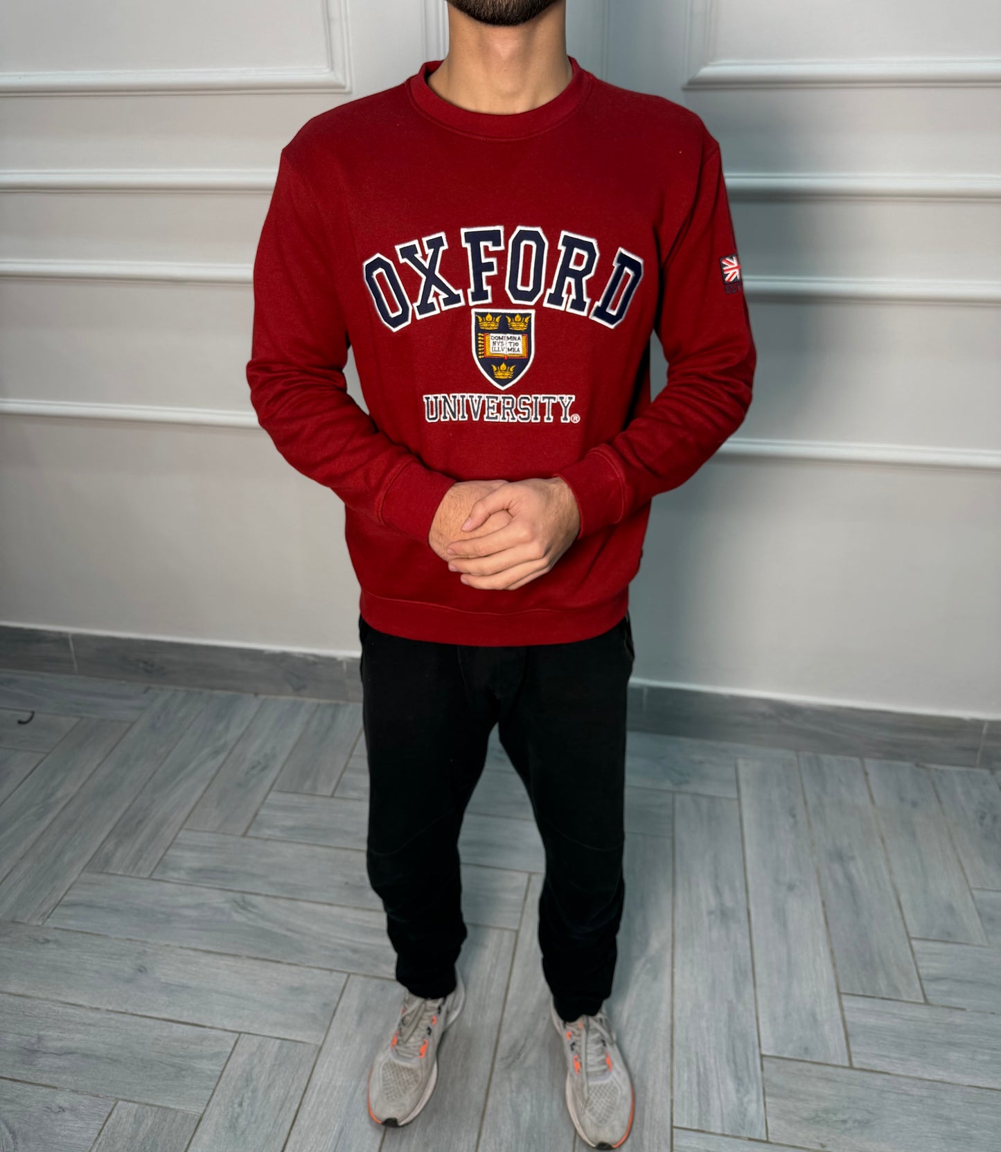 Oxford Sweatshirt Maroon