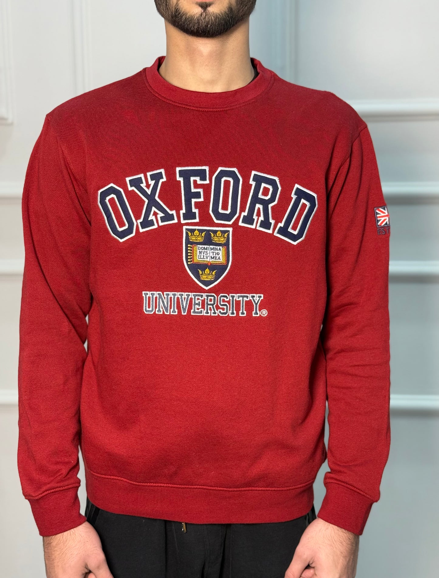 Oxford Sweatshirt Maroon