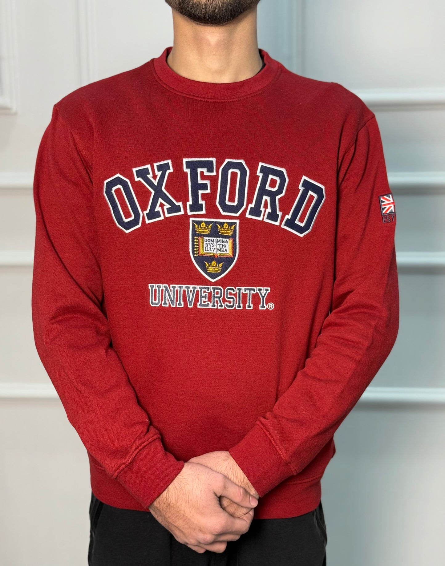 Oxford Sweatshirt Maroon