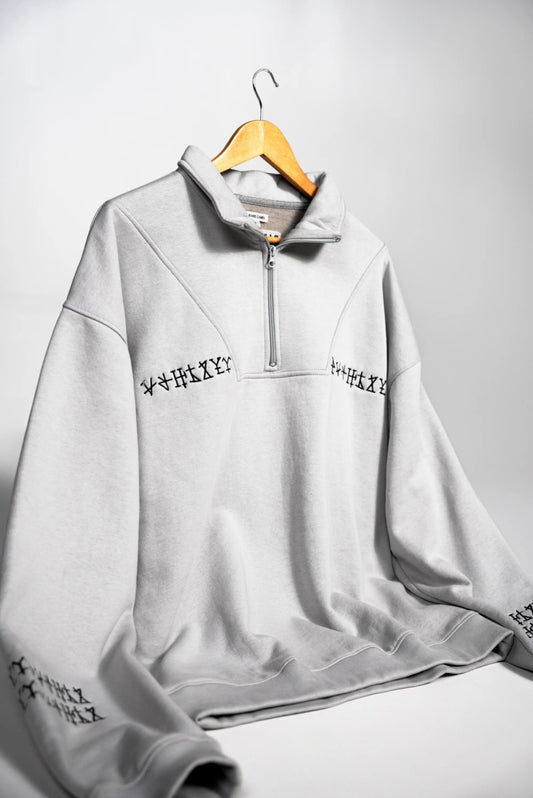 Collar Sweatshirt Grey